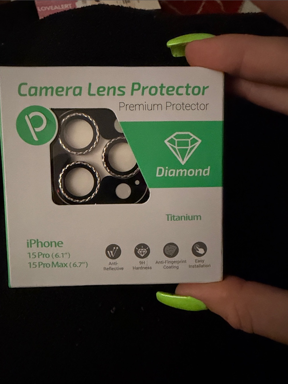 Camera Lens Protector for iPhone 15 Pro / 15 Pro Max - Titanium